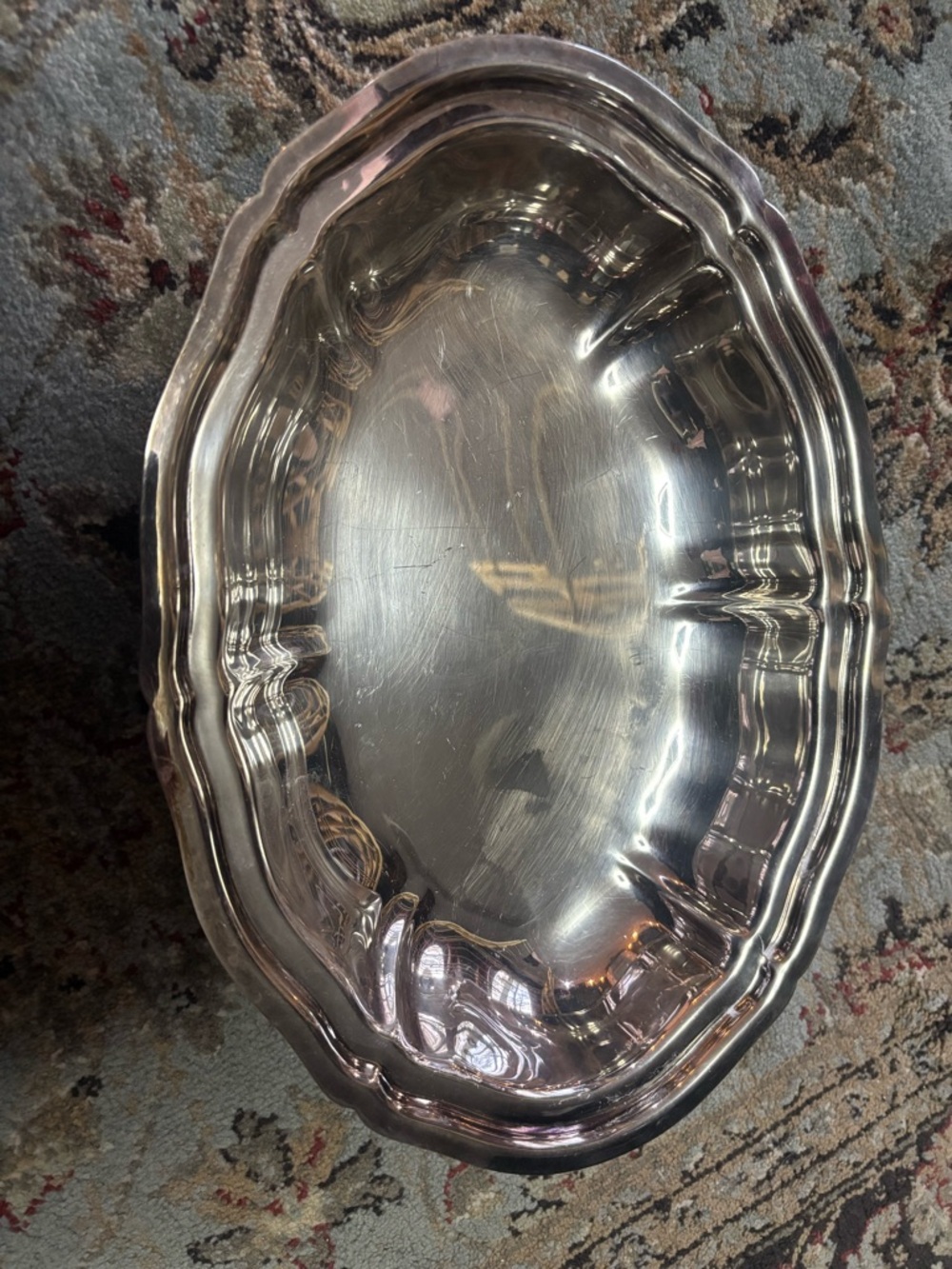 Webster & Wilcox International Silver Co Silver-Plate Vintage Decorative Tray